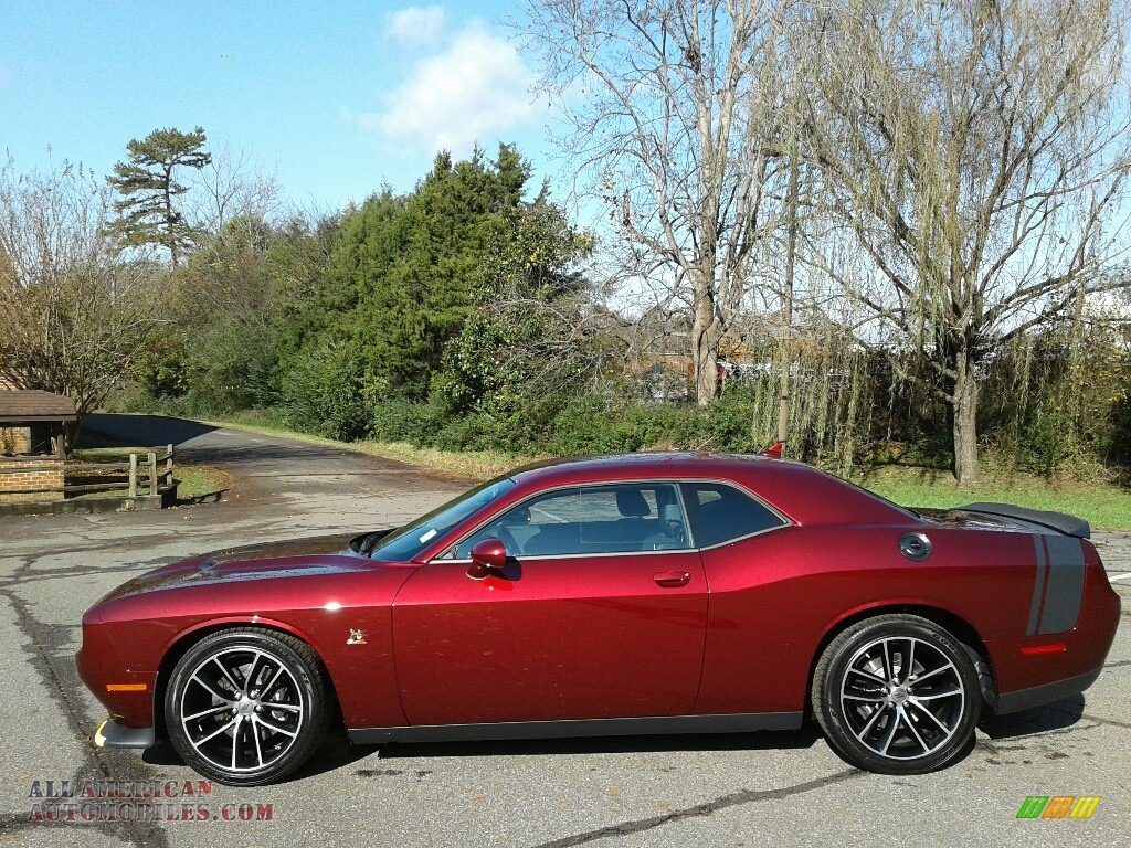 Octane Red Pearl / Black Dodge Challenger R/T Scat Pack