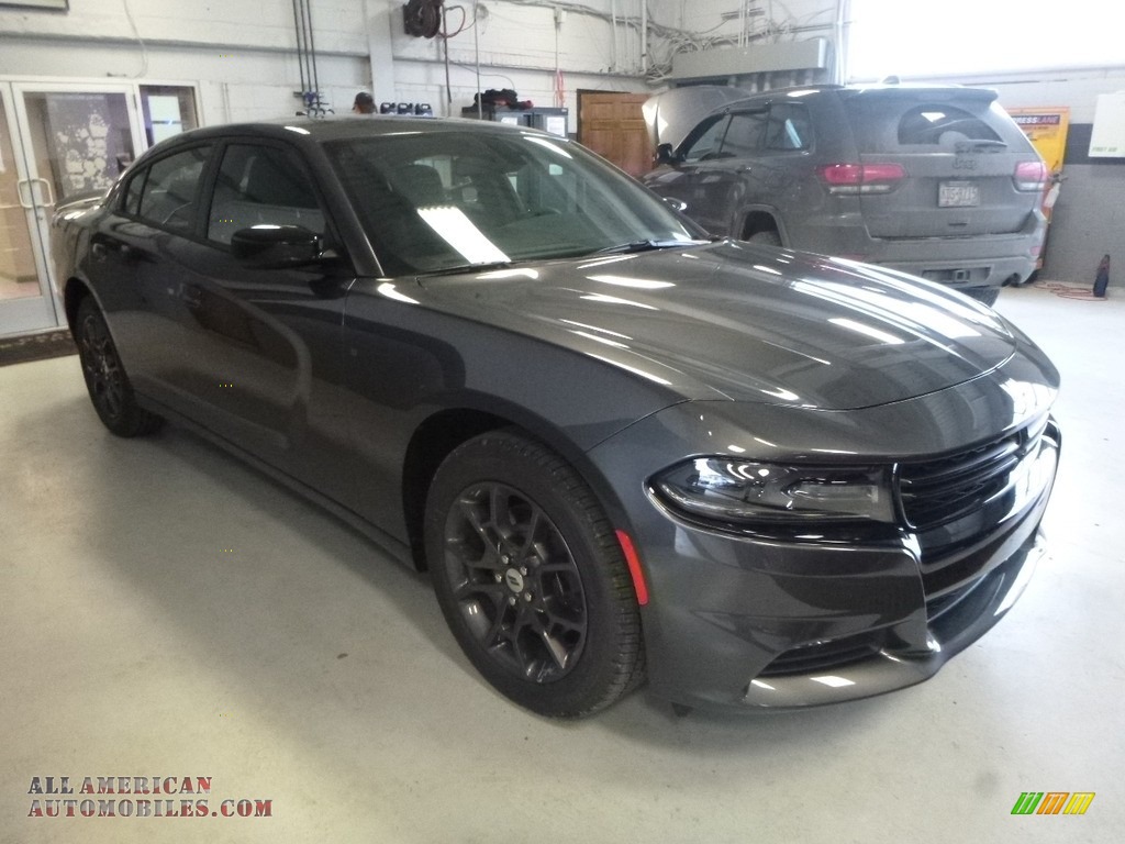 2018 Charger GT AWD - Granite Pearl / Black photo #6
