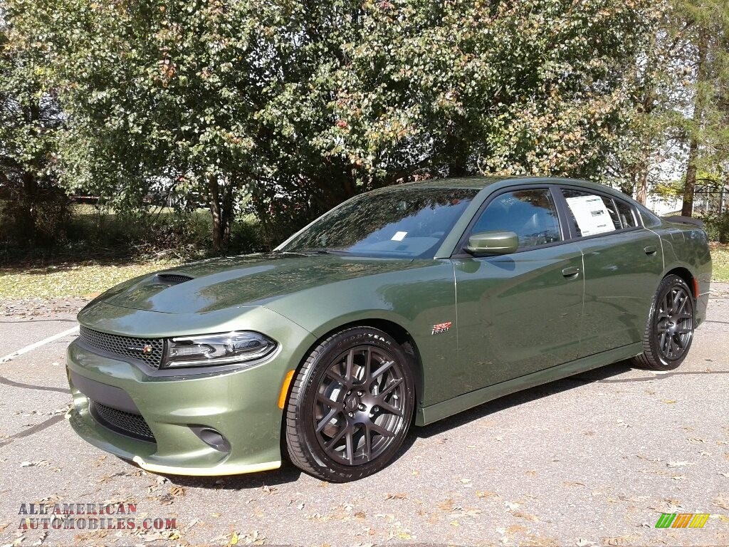 2018 Charger R/T Scat Pack - F8 Green / Black photo #2
