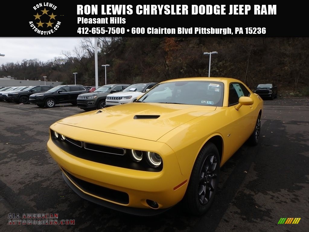 2018 Challenger GT AWD - Yellow Jacket / Black photo #1