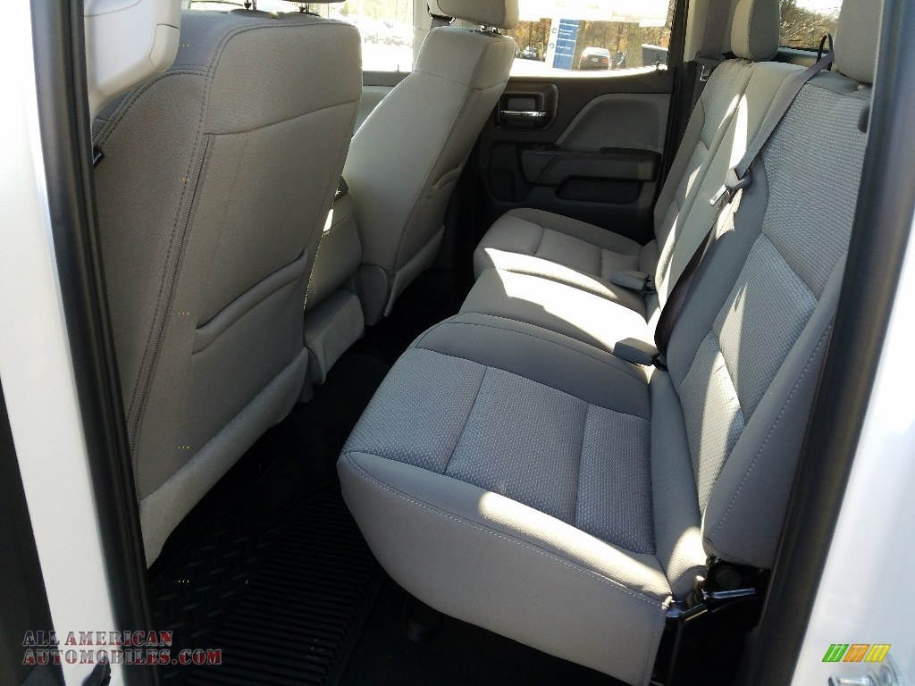 2017 Silverado 1500 Custom Double Cab 4x4 - Summit White / Dark Ash/Jet Black photo #9