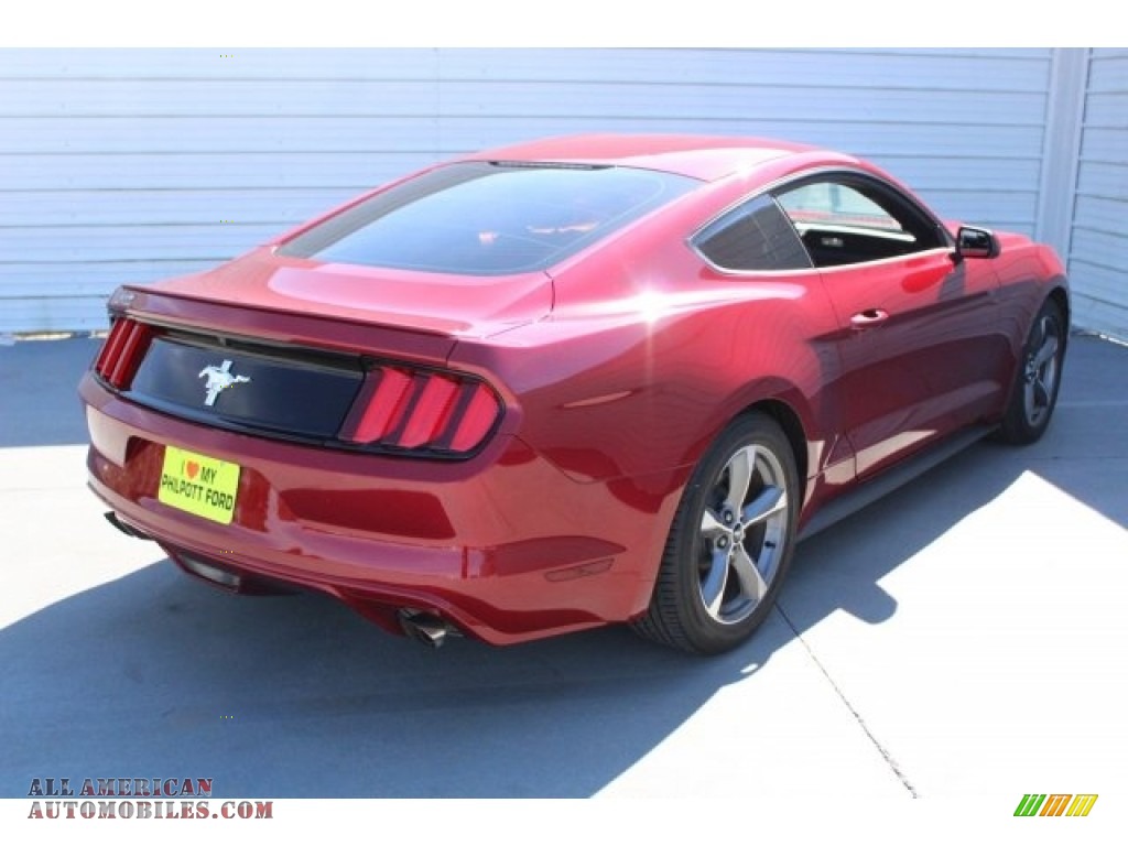 2016 Mustang V6 Coupe - Ruby Red Metallic / Ebony photo #9
