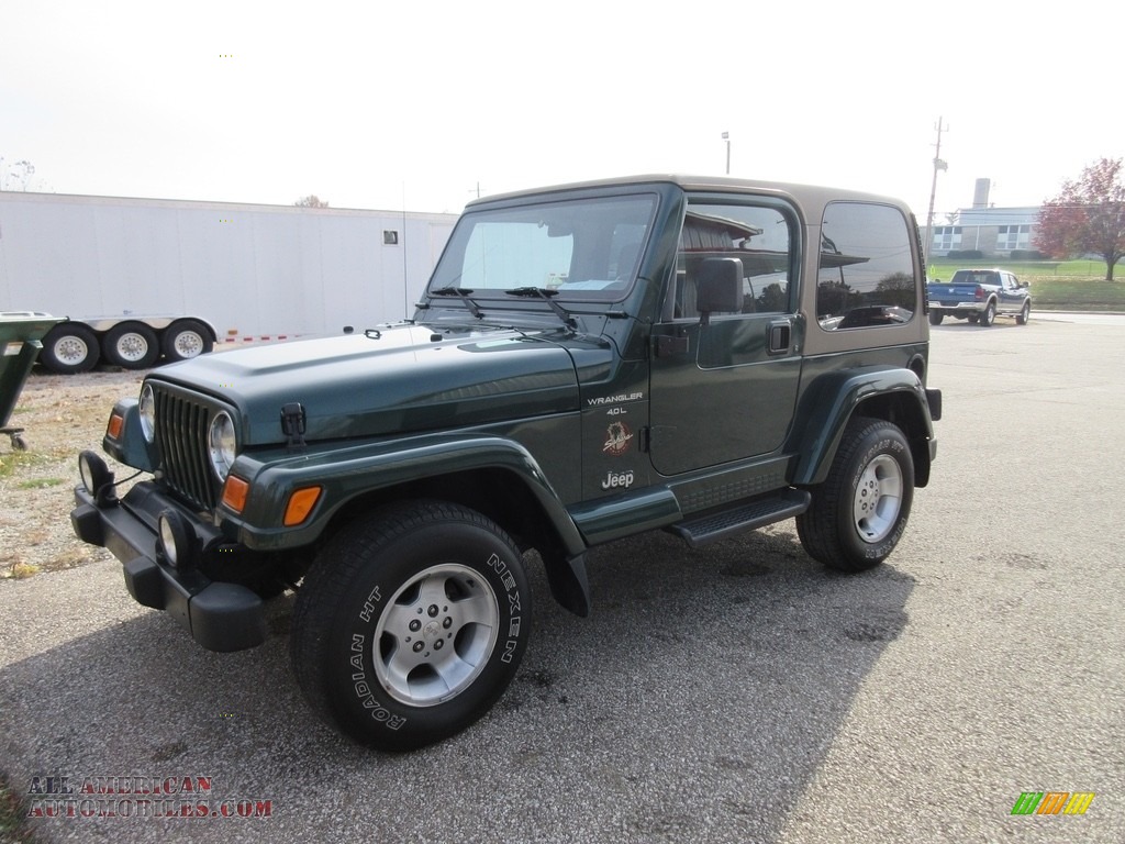 Forest Green Pearl / Camel/Dark Green Jeep Wrangler Sahara 4x4