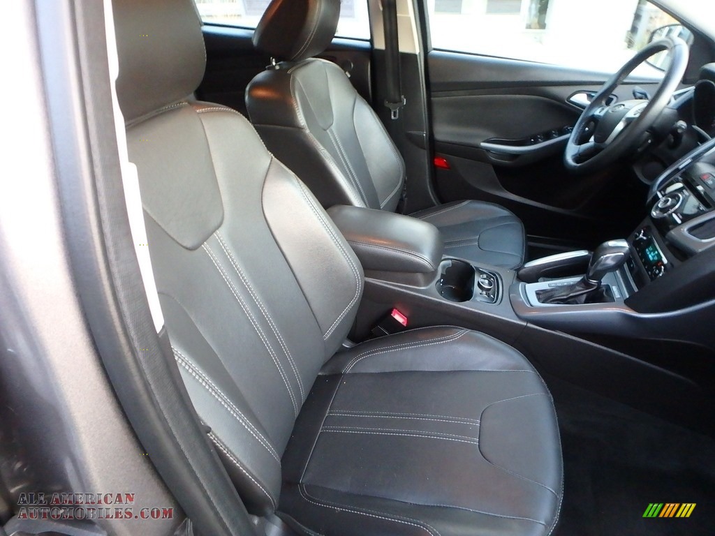 2013 Focus Titanium Hatchback - Sterling Gray / Charcoal Black photo #11