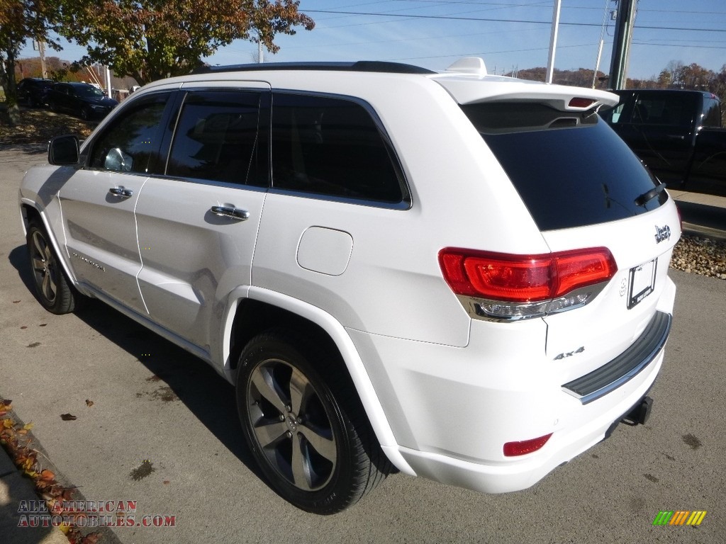 2014 Grand Cherokee Overland 4x4 - Bright White / Overland Nepal Jeep Brown Light Frost photo #7