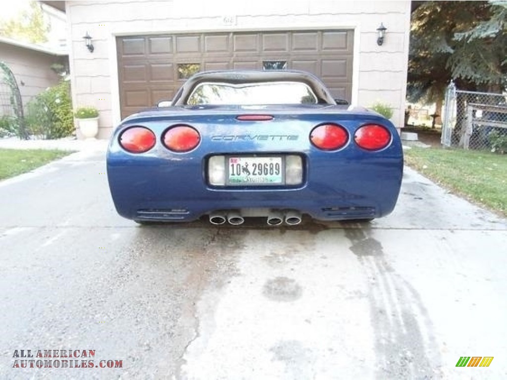 2004 Corvette Coupe - LeMans Blue Metallic / Light Gray photo #4