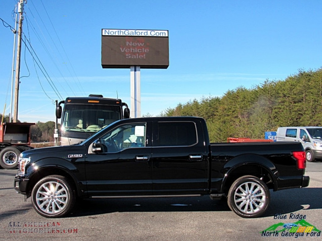 2018 F150 Limited SuperCrew 4x4 - Shadow Black / Limited Navy Pier photo #2