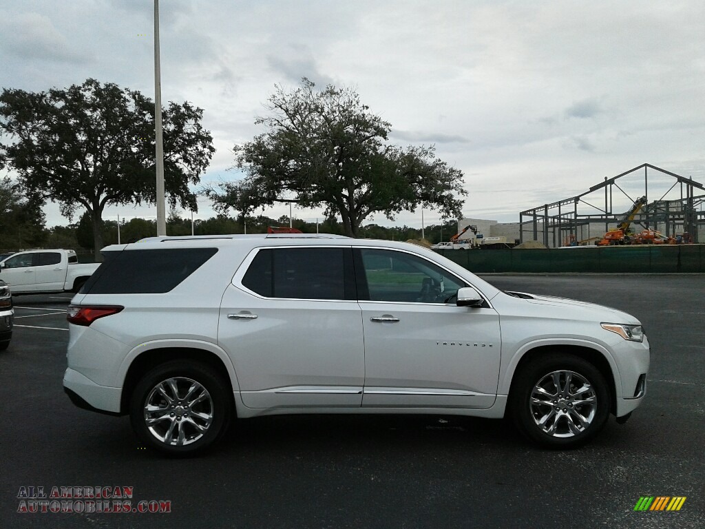 2018 Traverse High Country AWD - Iridescent Pearl Tricoat / High Country Jet Black/Loft Brown photo #6