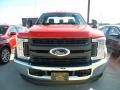 Ford F550 Super Duty XL Regular Cab 4x4 Chassis Race Red photo #2