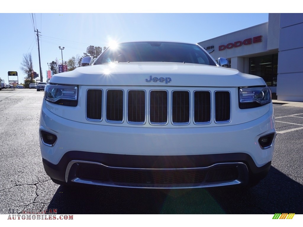 2016 Grand Cherokee Limited - Bright White / Black/Light Frost Beige photo #2
