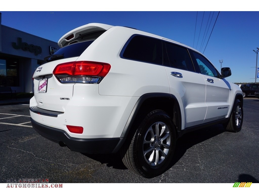 2016 Grand Cherokee Limited - Bright White / Black/Light Frost Beige photo #7