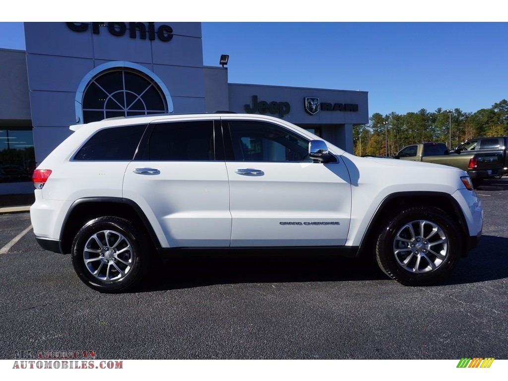 2016 Grand Cherokee Limited - Bright White / Black/Light Frost Beige photo #8