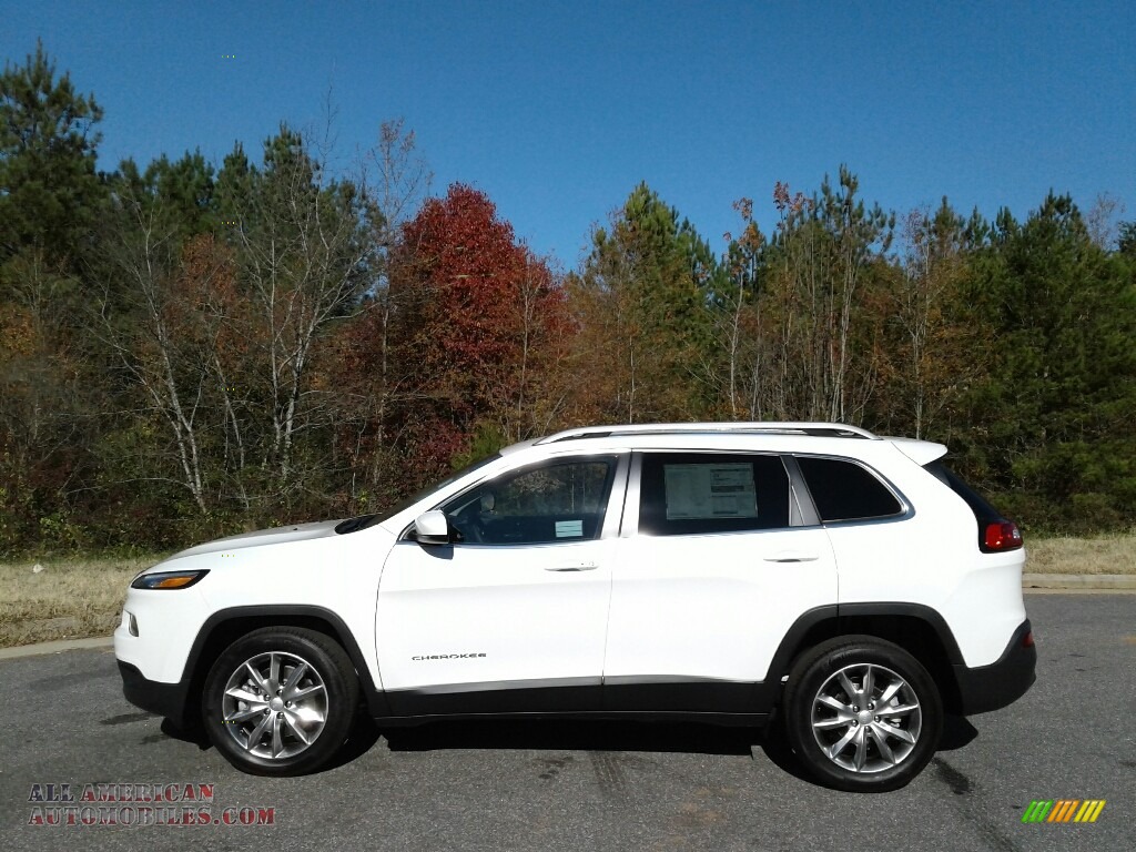 2018 Cherokee Limited - Bright White / Black photo #1