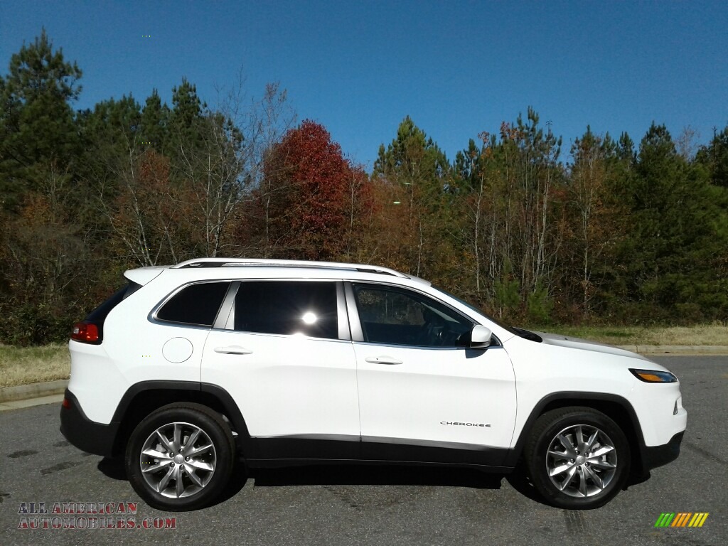 2018 Cherokee Limited - Bright White / Black photo #5