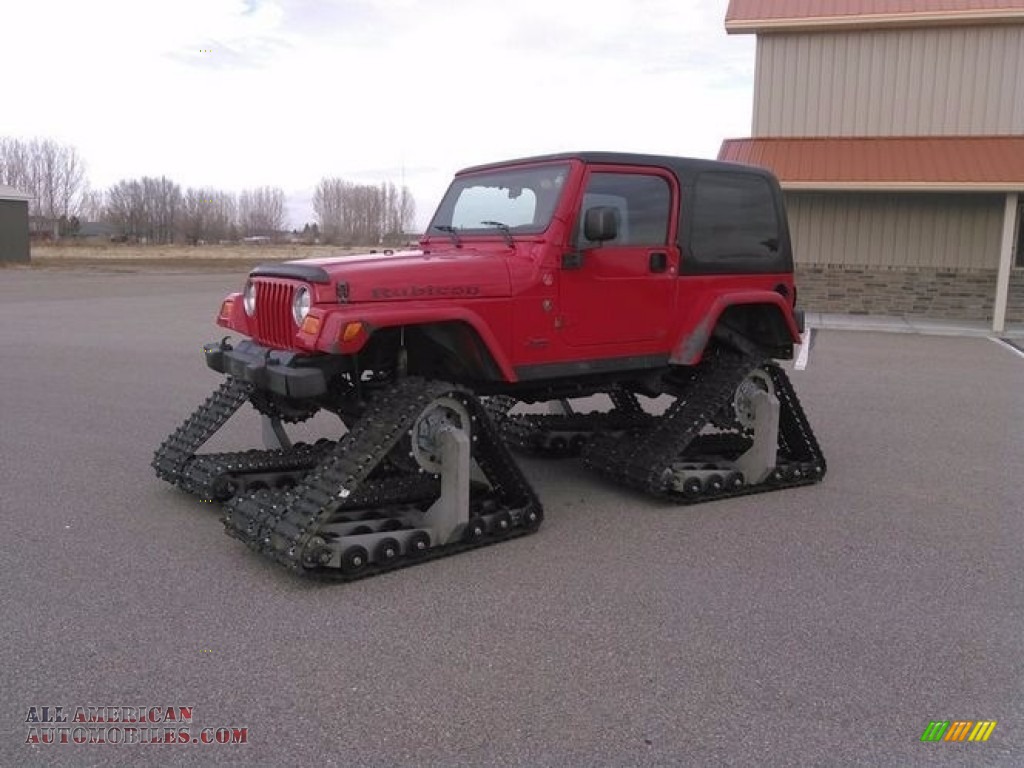 Flame Red / Dark Slate Gray Jeep Wrangler Rubicon 4x4