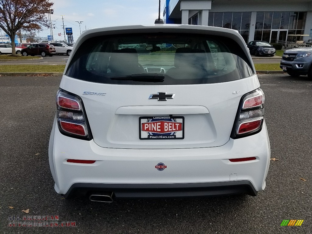 2018 Sonic LT Hatchback - Summit White / Jet Black photo #5