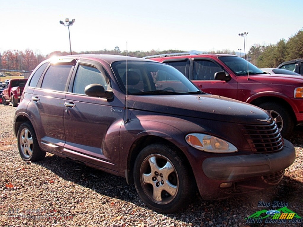 2002 PT Cruiser Limited - Deep Cranberry Pearlcoat / Taupe photo #2