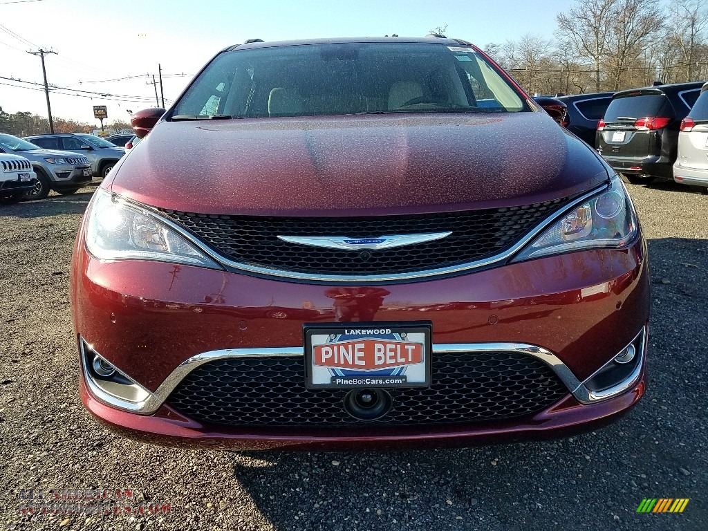 2018 Pacifica Touring L Plus - Velvet Red Pearl / Cognac/Alloy/Toffee photo #2