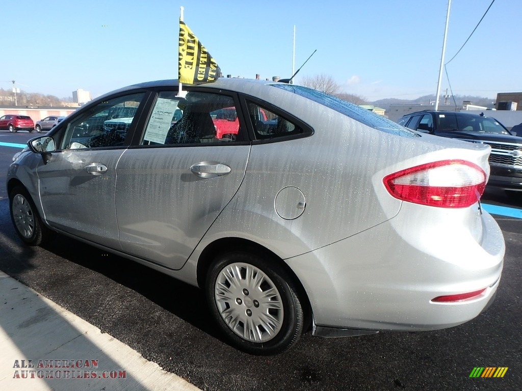 2015 Fiesta S Sedan - Ingot Silver Metallic / Charcoal Black photo #4