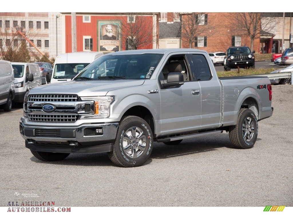 2018 F150 XLT SuperCab 4x4 - Ingot Silver / Earth Gray photo #1