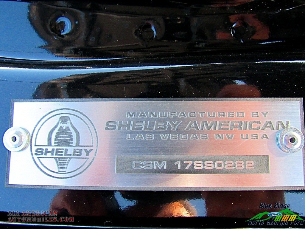 2017 Mustang Shelby Super Snake Convertible - Shadow Black / Ebony photo #46