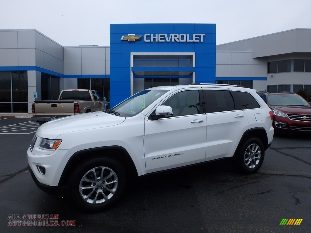 Bright White / New Zealand Black/Light Frost Jeep Grand Cherokee Limited 4x4