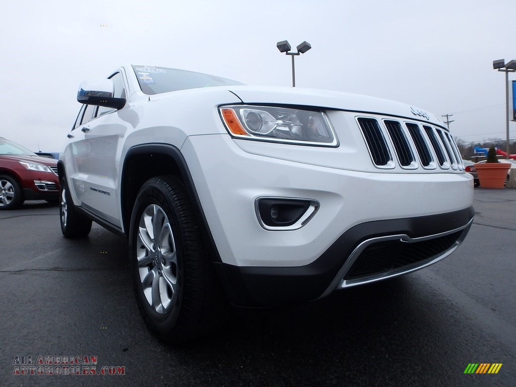 2014 Grand Cherokee Limited 4x4 - Bright White / New Zealand Black/Light Frost photo #12