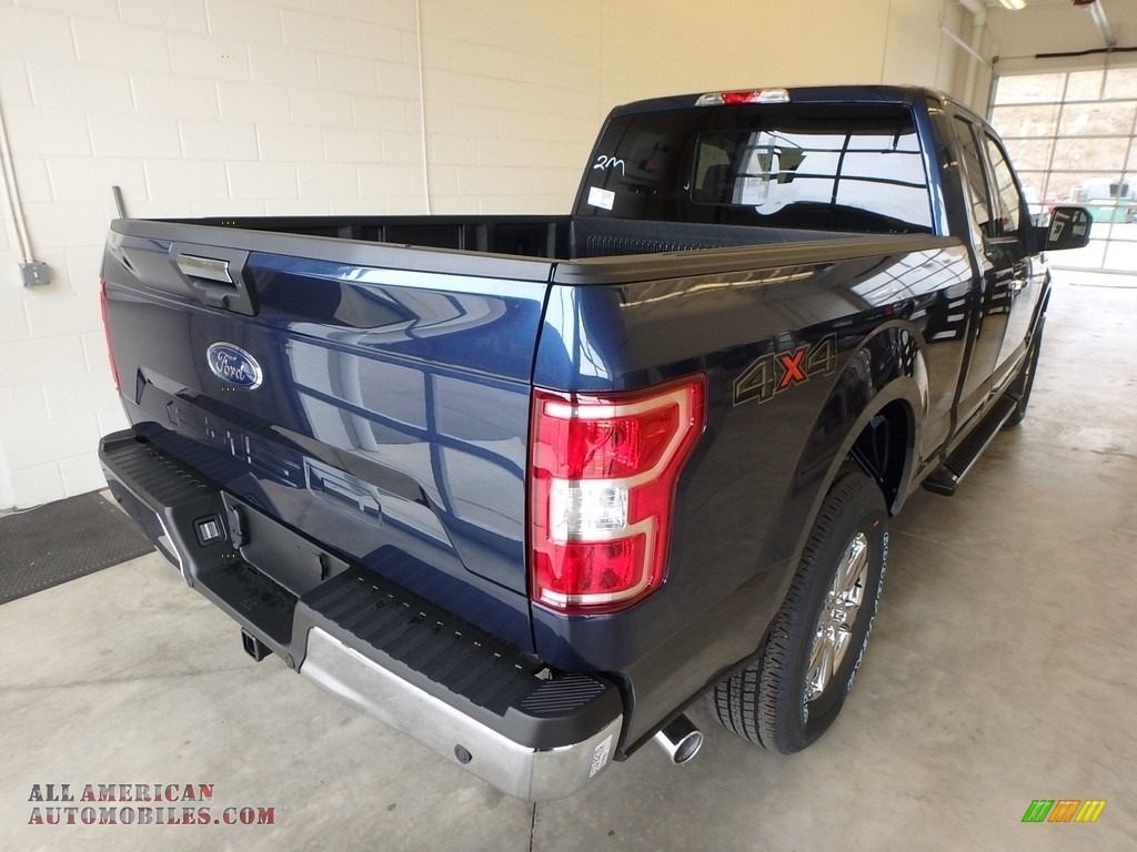 2018 F150 XLT SuperCab 4x4 - Blue Jeans / Earth Gray photo #2