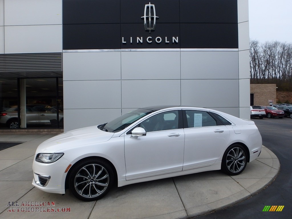 White Platinum / Ebony/Touring White Lincoln MKZ Reserve AWD