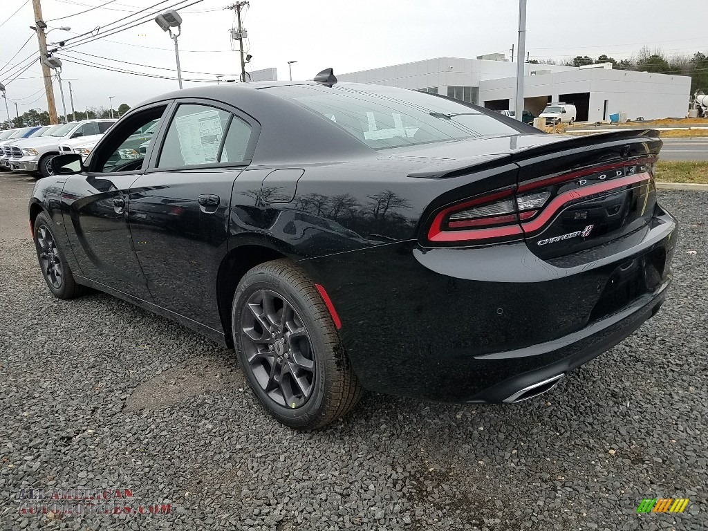2018 Charger GT AWD - Pitch Black / Black photo #4