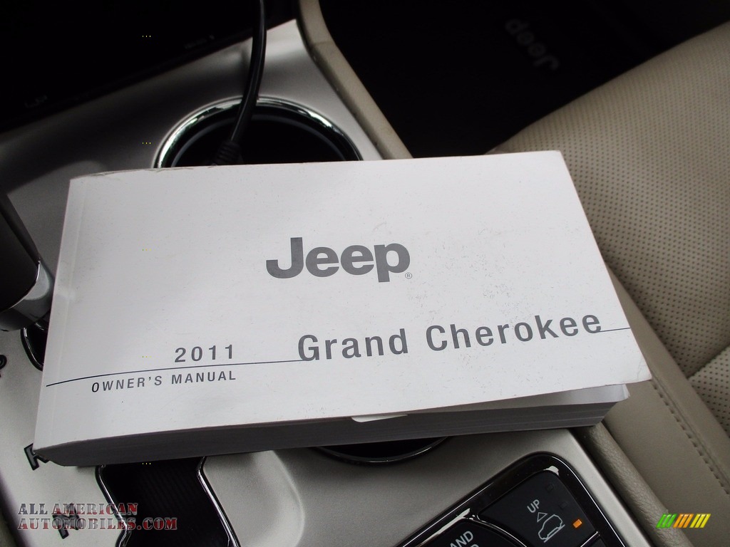 2011 Grand Cherokee Overland 4x4 - Inferno Red Crystal Pearl / Dark Frost Beige/Light Frost Beige photo #37