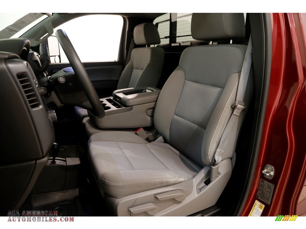 2014 Silverado 1500 WT Regular Cab 4x4 - Deep Ruby Metallic / Jet Black/Dark Ash photo #6