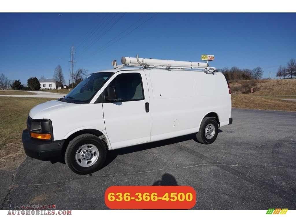 2011 Express 2500 Work Van - Summit White / Medium Pewter photo #1