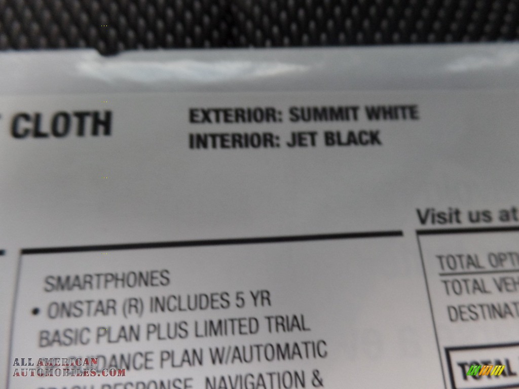 2018 Traverse LT AWD - Summit White / Jet Black photo #45