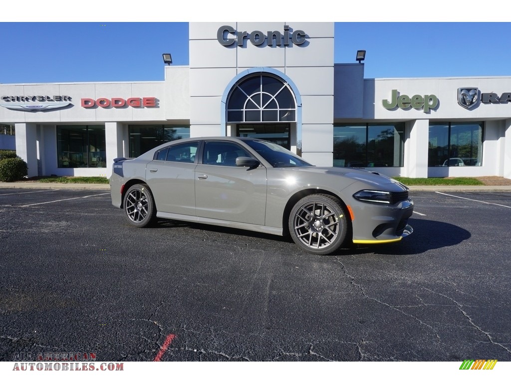 2018 Charger R/T - Destroyer Gray / Brazen Gold/Black photo #1