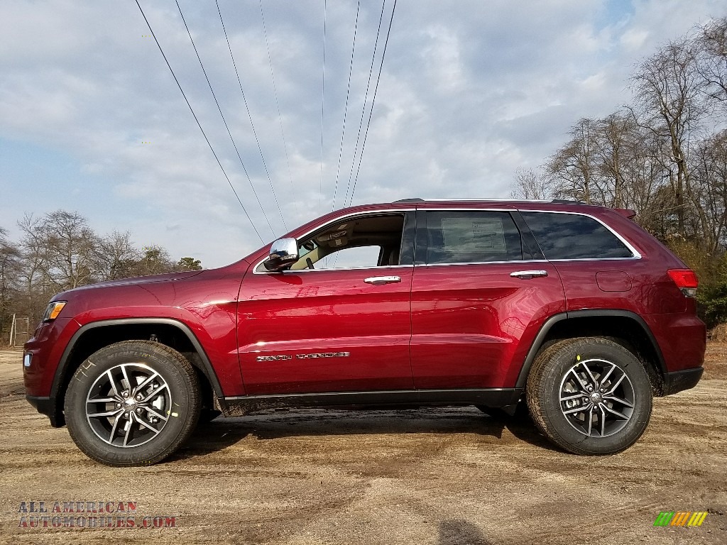 2018 Grand Cherokee Limited 4x4 - Velvet Red Pearl / Black/Light Frost Beige photo #3
