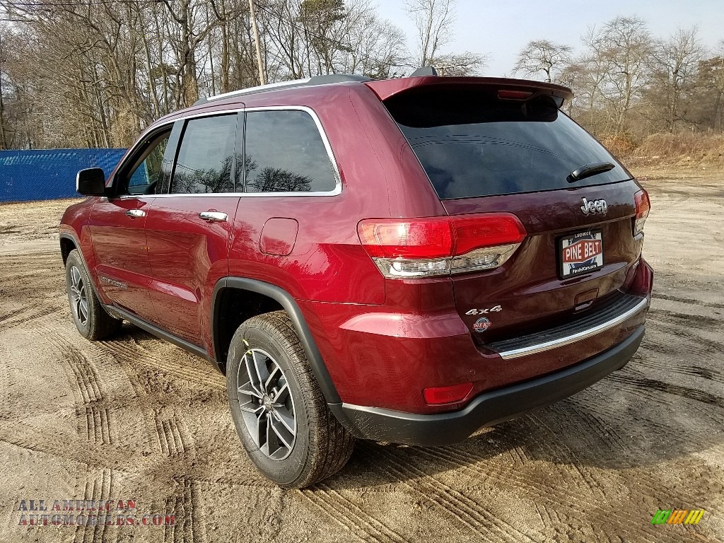 2018 Grand Cherokee Limited 4x4 - Velvet Red Pearl / Black/Light Frost Beige photo #4