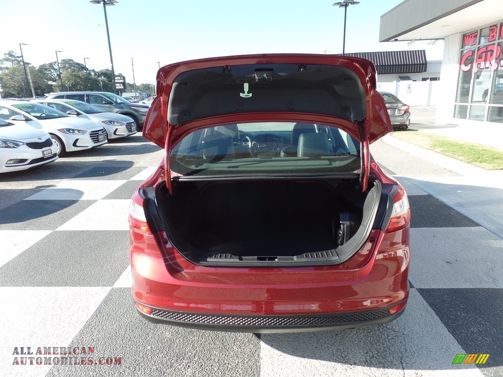 2014 Focus Titanium Sedan - Ruby Red / Charcoal Black photo #5