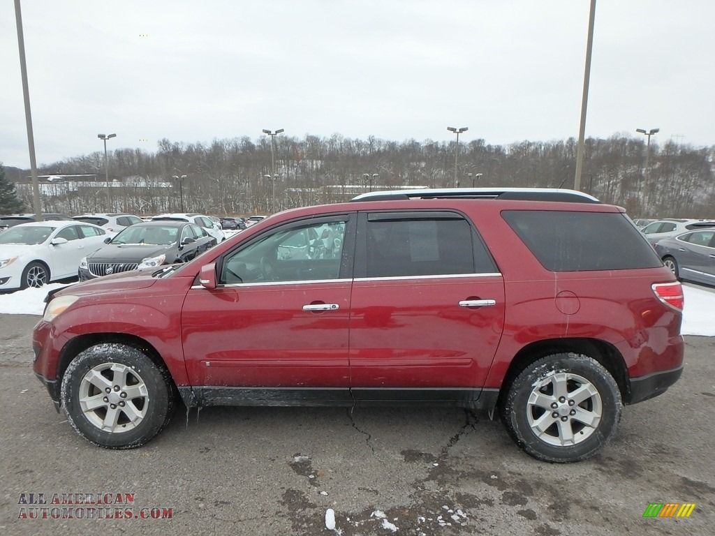 2009 Outlook XR AWD - Red Jewel Tintcoat / Black photo #13