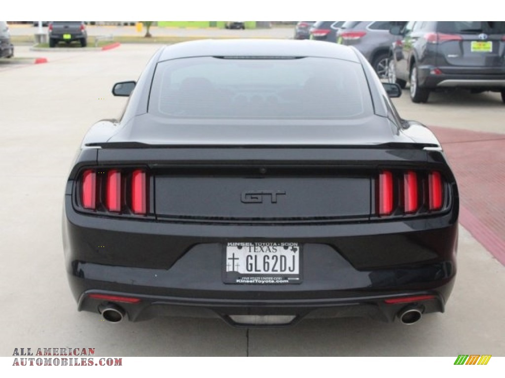 2016 Mustang GT Premium Coupe - Shadow Black / California Special Ebony Black/Miko Suede photo #7