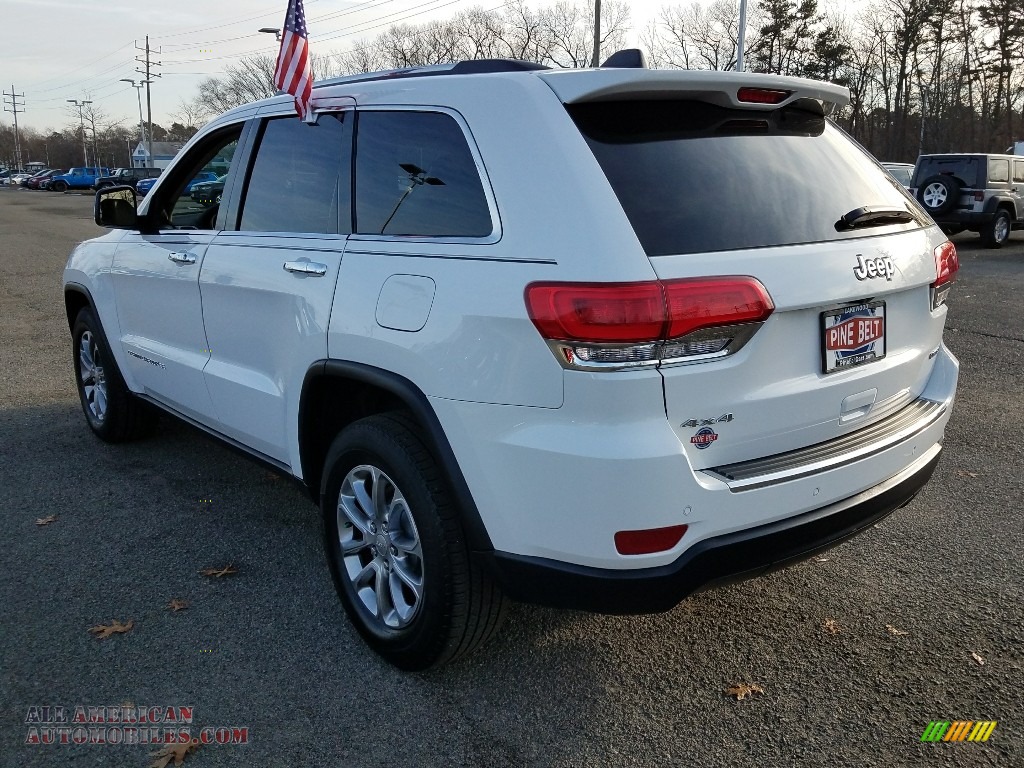 2015 Grand Cherokee Limited 4x4 - Bright White / Black/Light Frost Beige photo #5