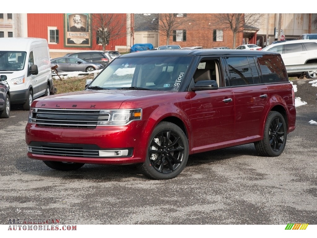 2018 Flex Limited AWD - Ruby Red / Charcoal Black photo #1