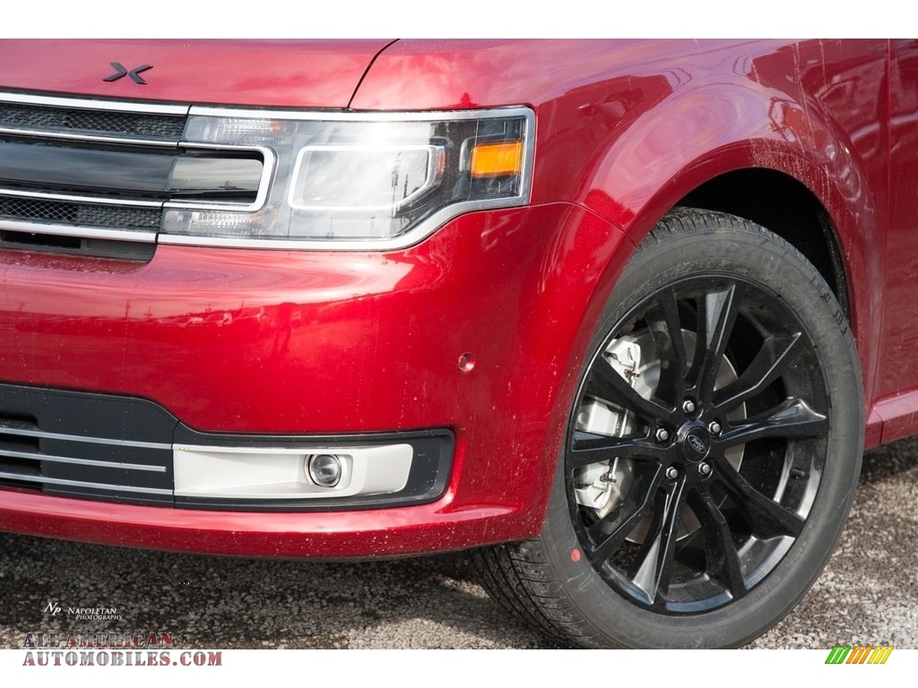 2018 Flex Limited AWD - Ruby Red / Charcoal Black photo #2