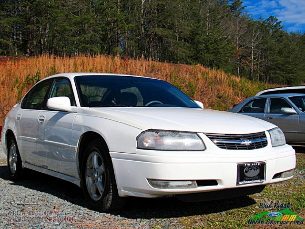 White / Medium Gray Chevrolet Impala LS