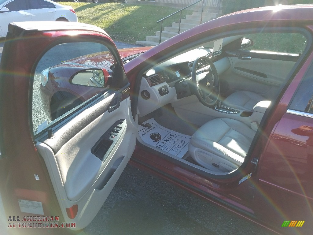 2008 Impala LT - Red Jewel Tintcoat / Gray photo #9