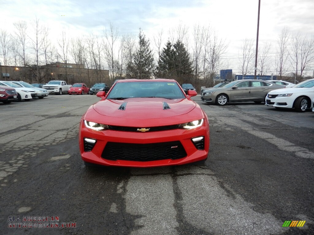 2018 Camaro SS Coupe - Red Hot / Jet Black photo #2