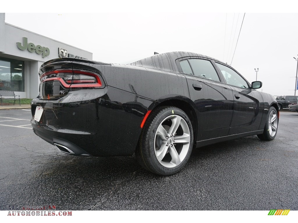 2018 Charger R/T - Pitch Black / Black photo #7