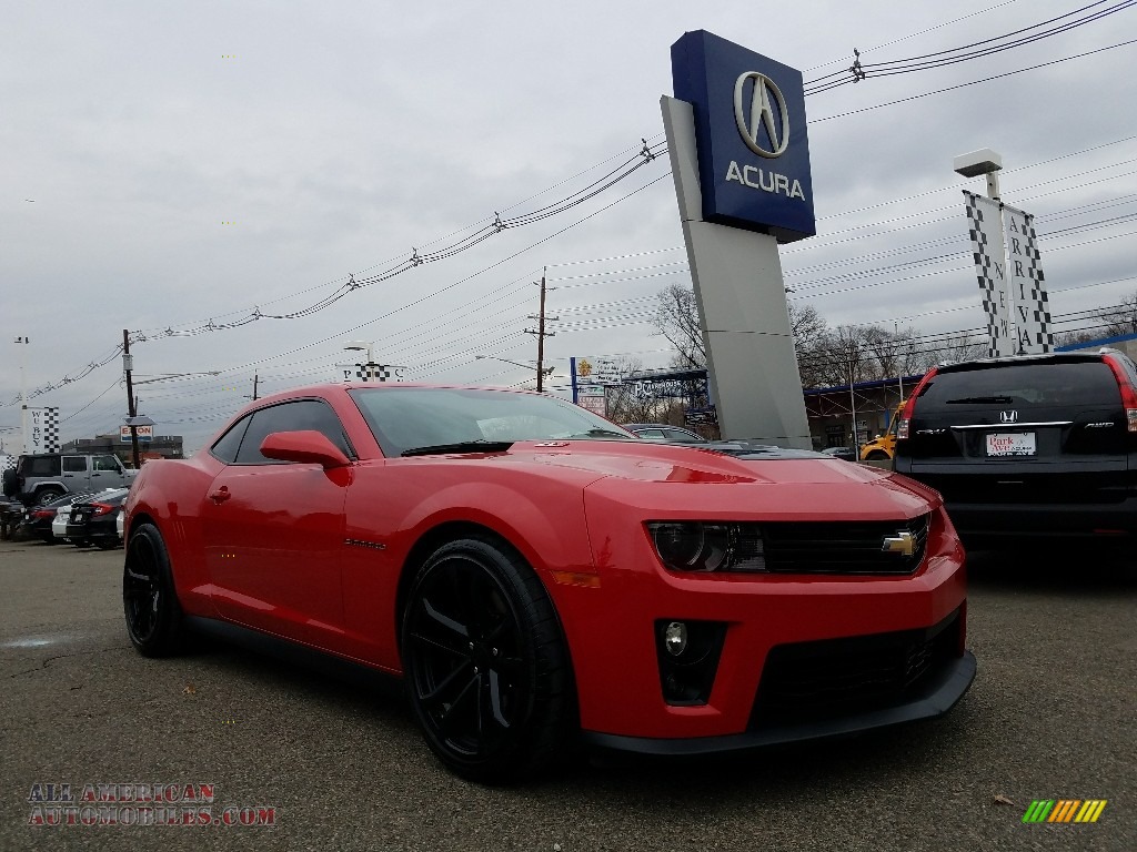 2013 Camaro ZL1 - Victory Red / Black photo #1