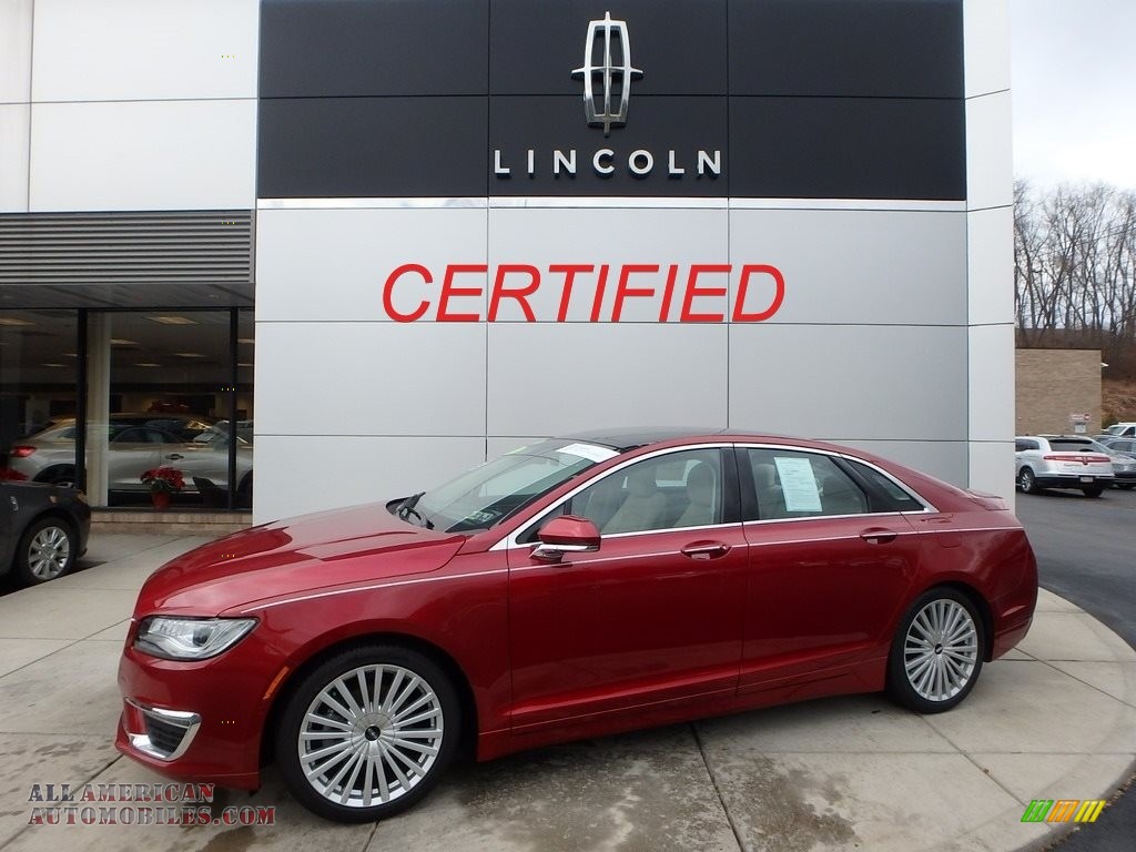 Ruby Red / Cappuccino Lincoln MKZ Reserve