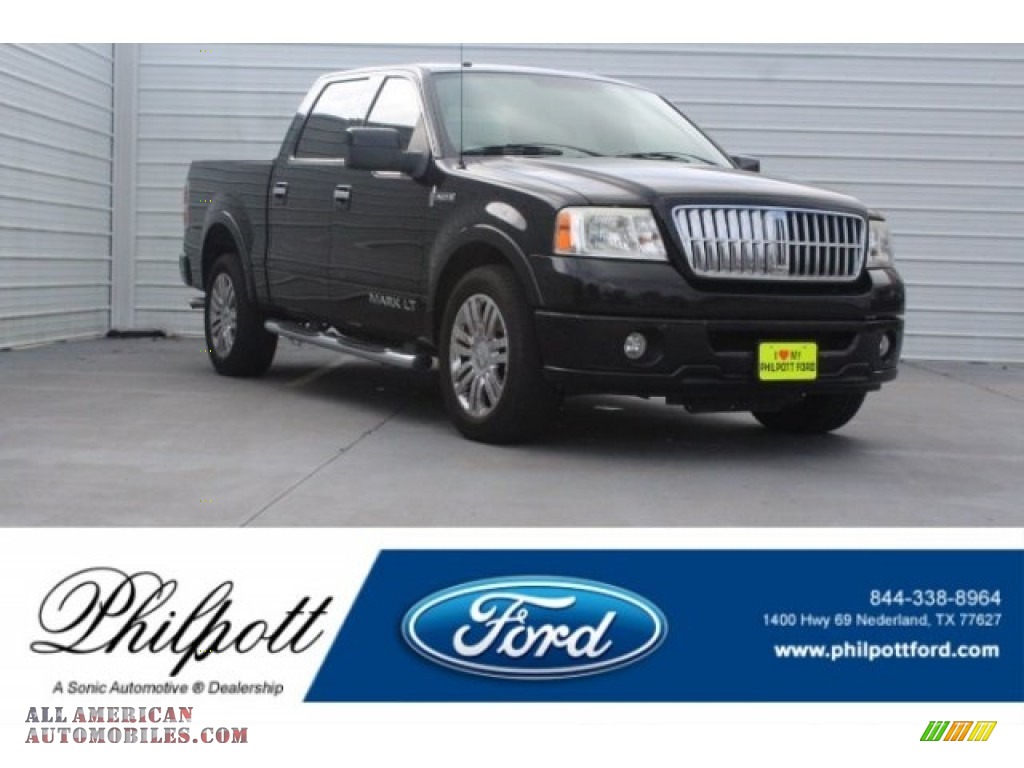 Black Clearcoat / Dove Grey/Black Lincoln Mark LT SuperCrew